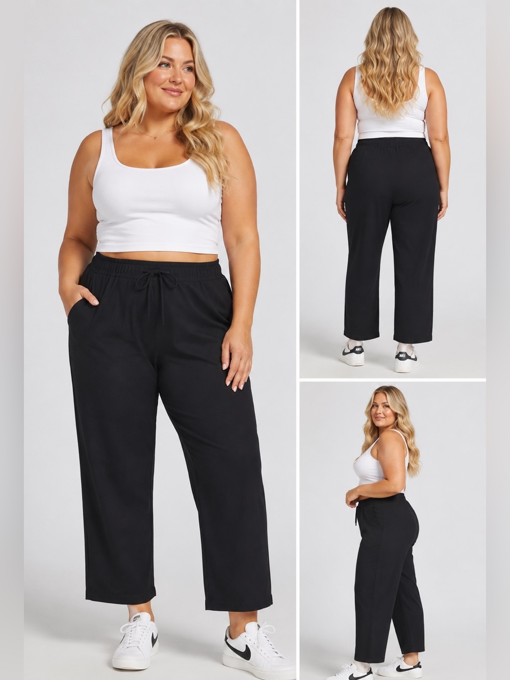 NWT CALIA by Carrie Underwood Everyday High-Rise Crop Sweatpants